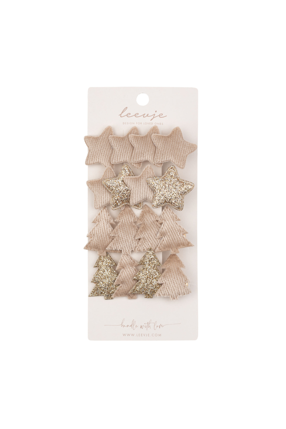 Hair Clips 'Christmas Trees & Stars'