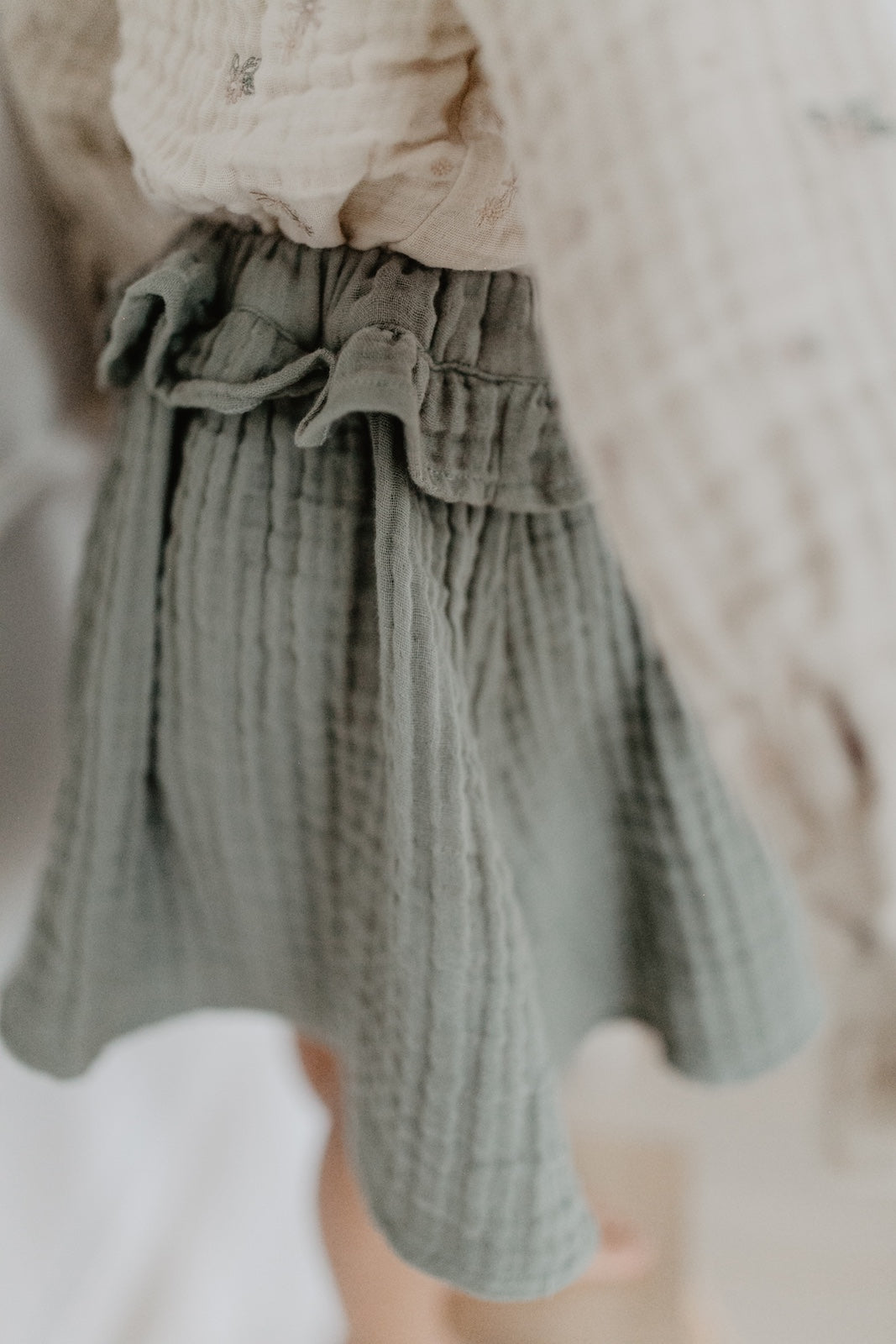 Muslin skirt 'green'