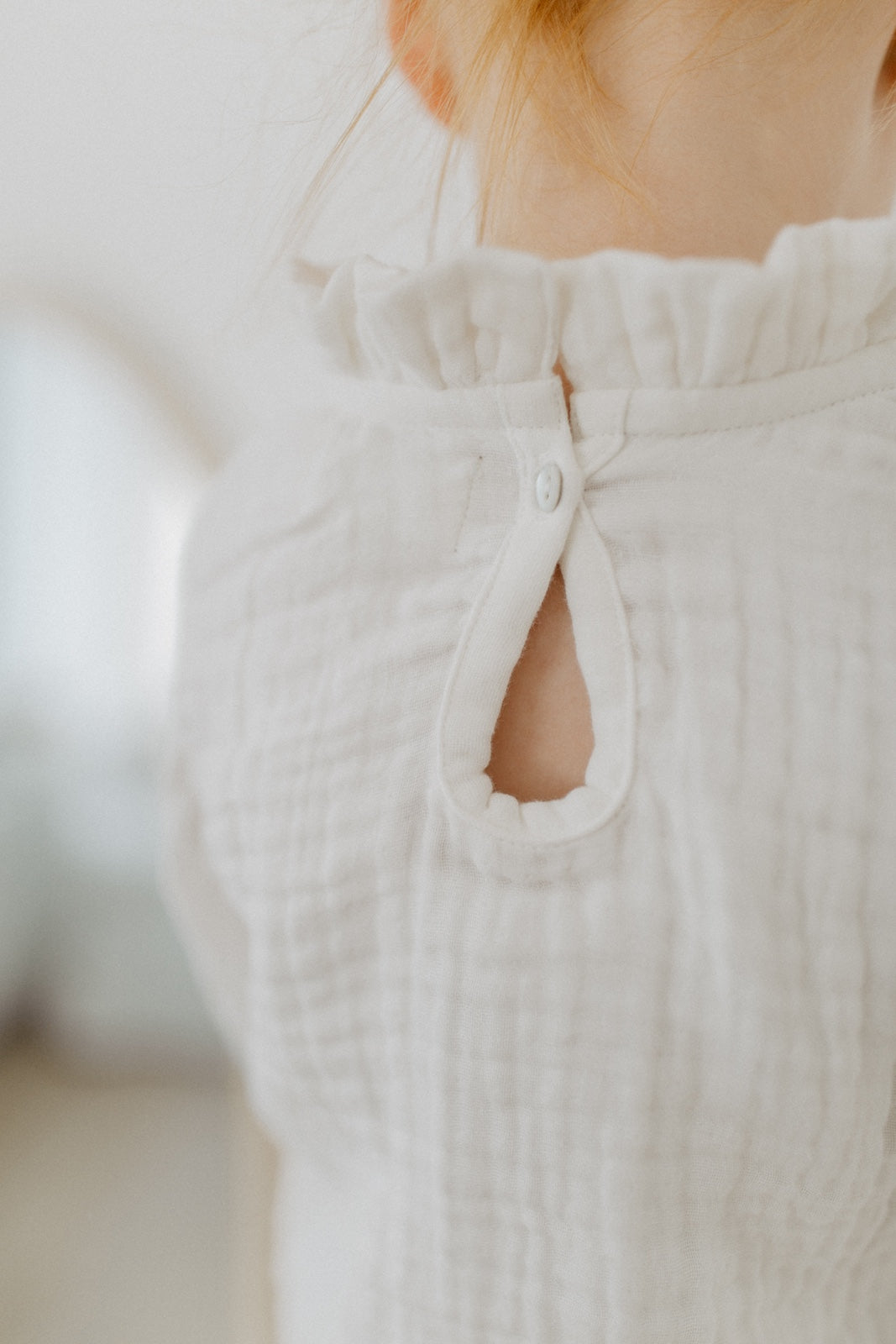 Pull-on blouse 'white' made of muslin