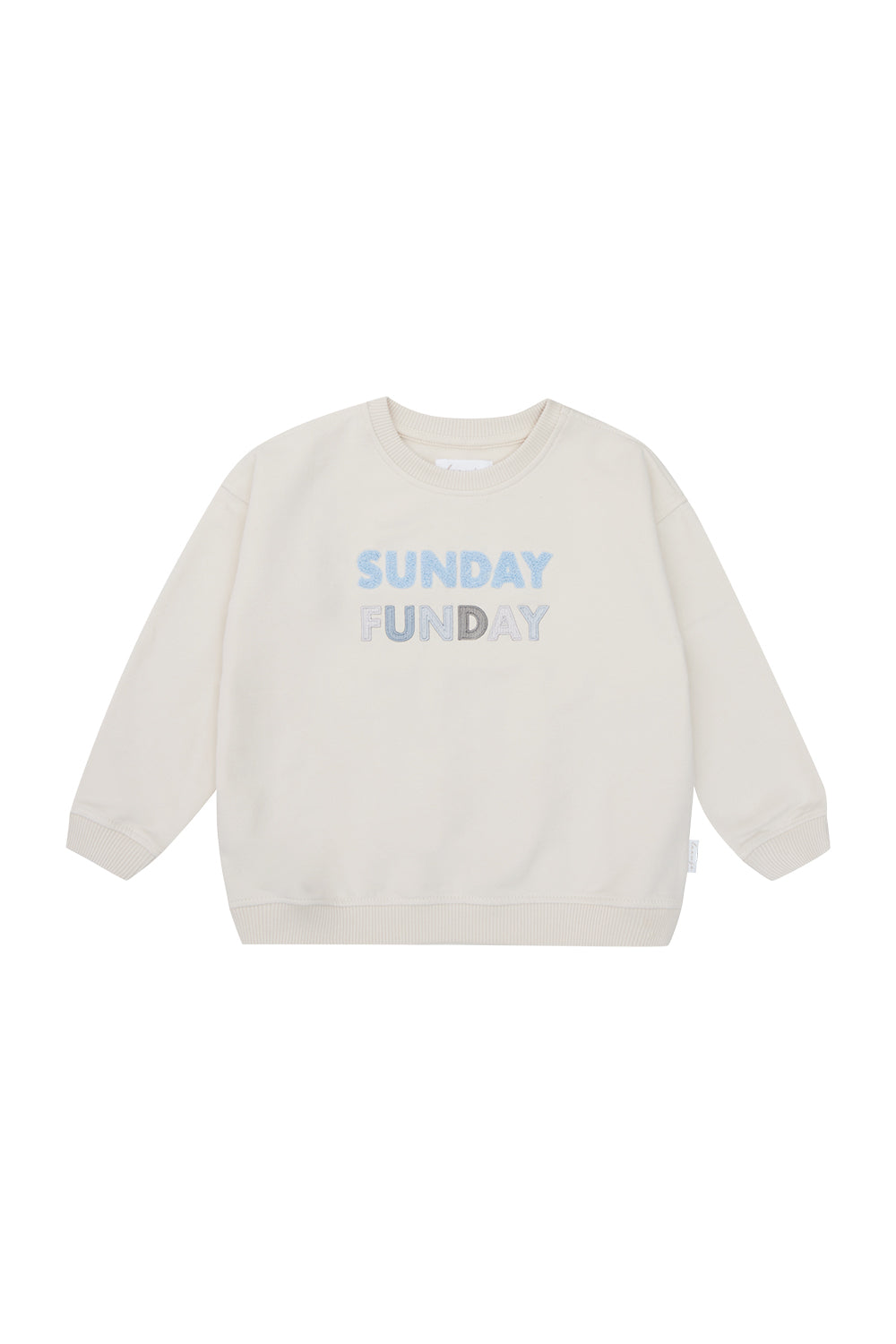 Oversized Sweatshirt 'sunday funday blue'