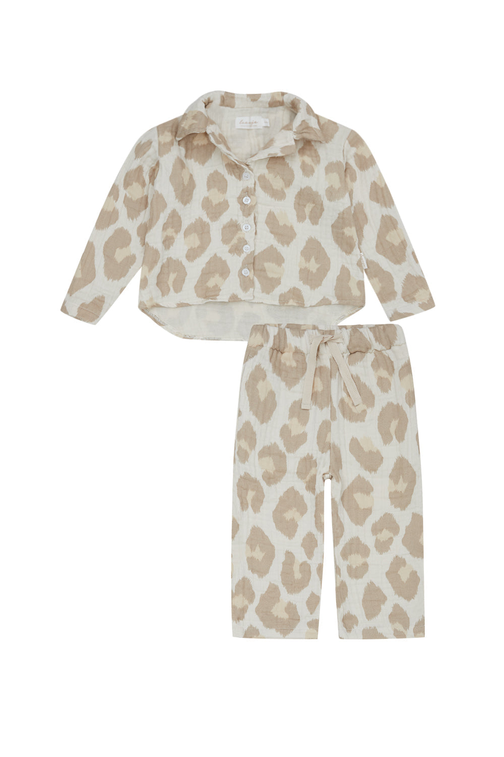 Mini-Me pyjama set 'leo' made of muslin for children