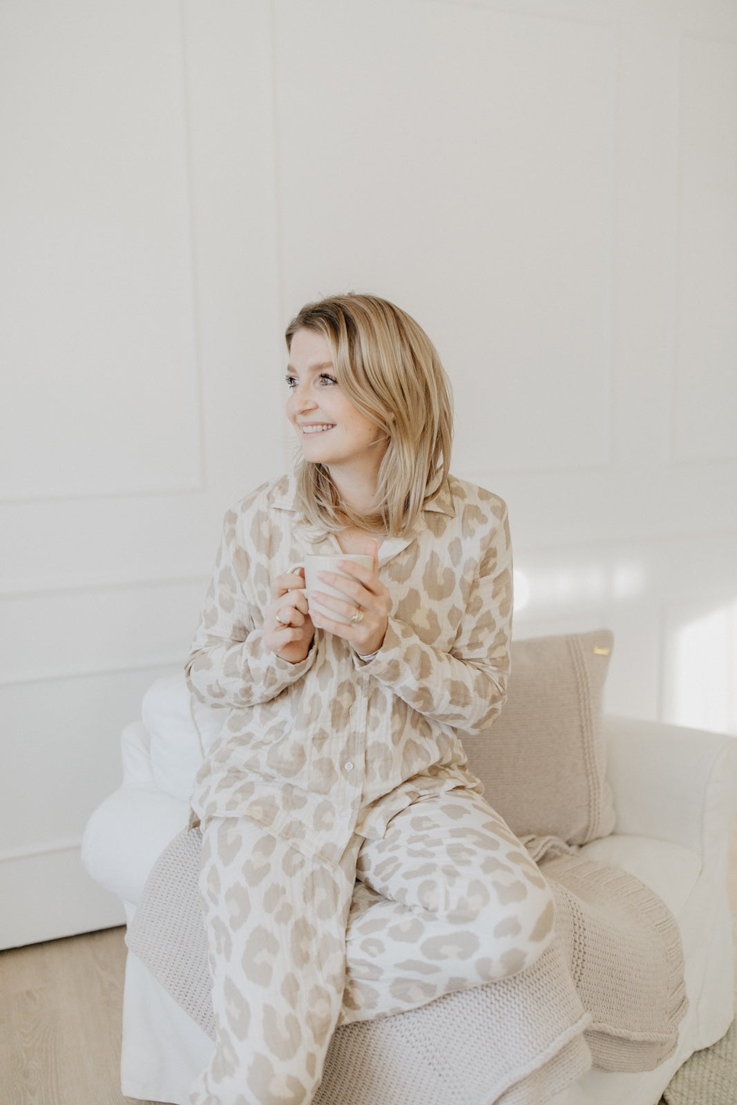 Mini-Me 'leo' muslin pyjama set for women