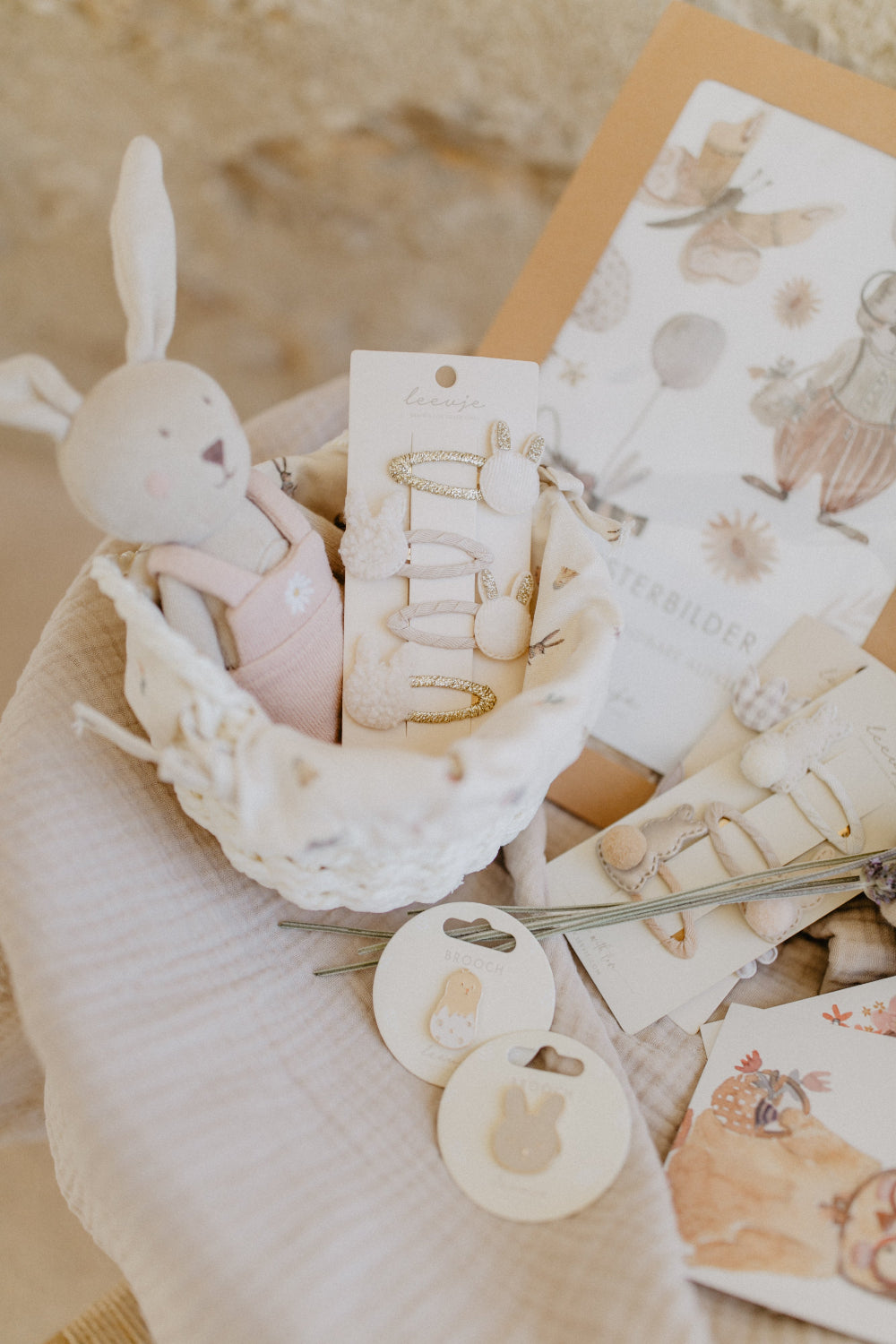 Hase Kuscheltier 'pink'