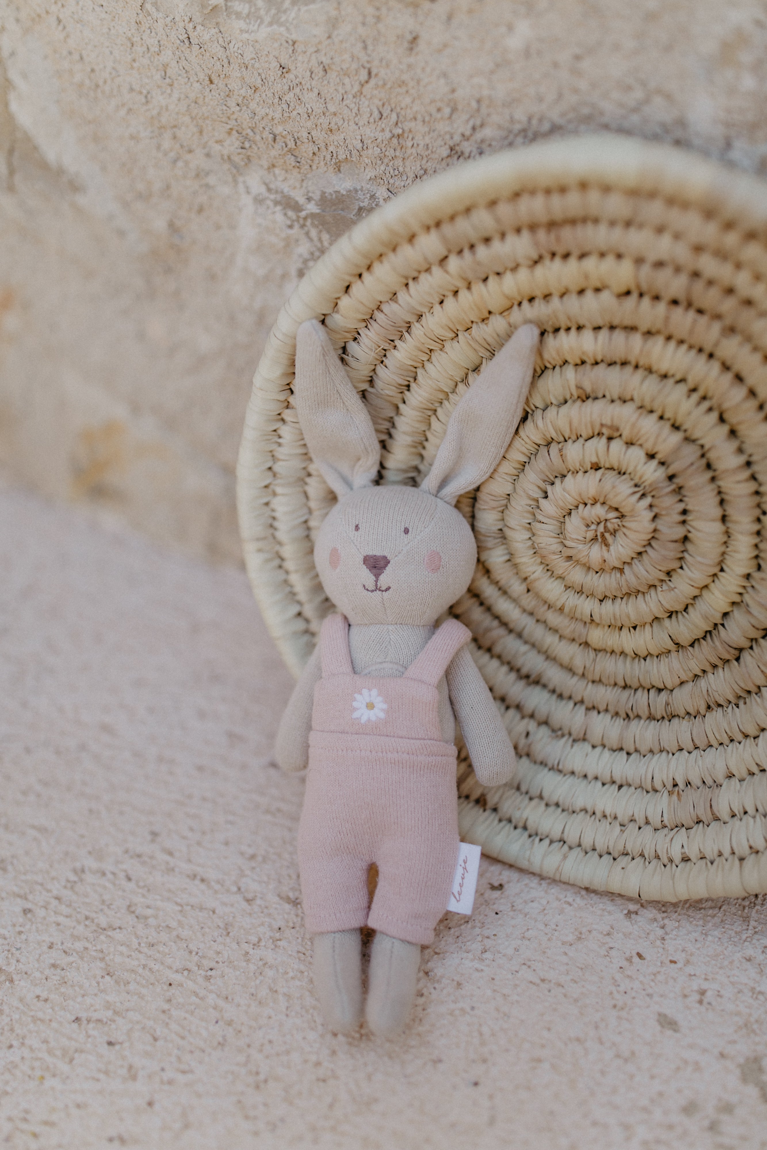 Hase Kuscheltier 'pink'