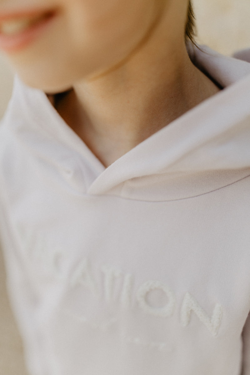 Oversized hoodie 'vacation mood on'