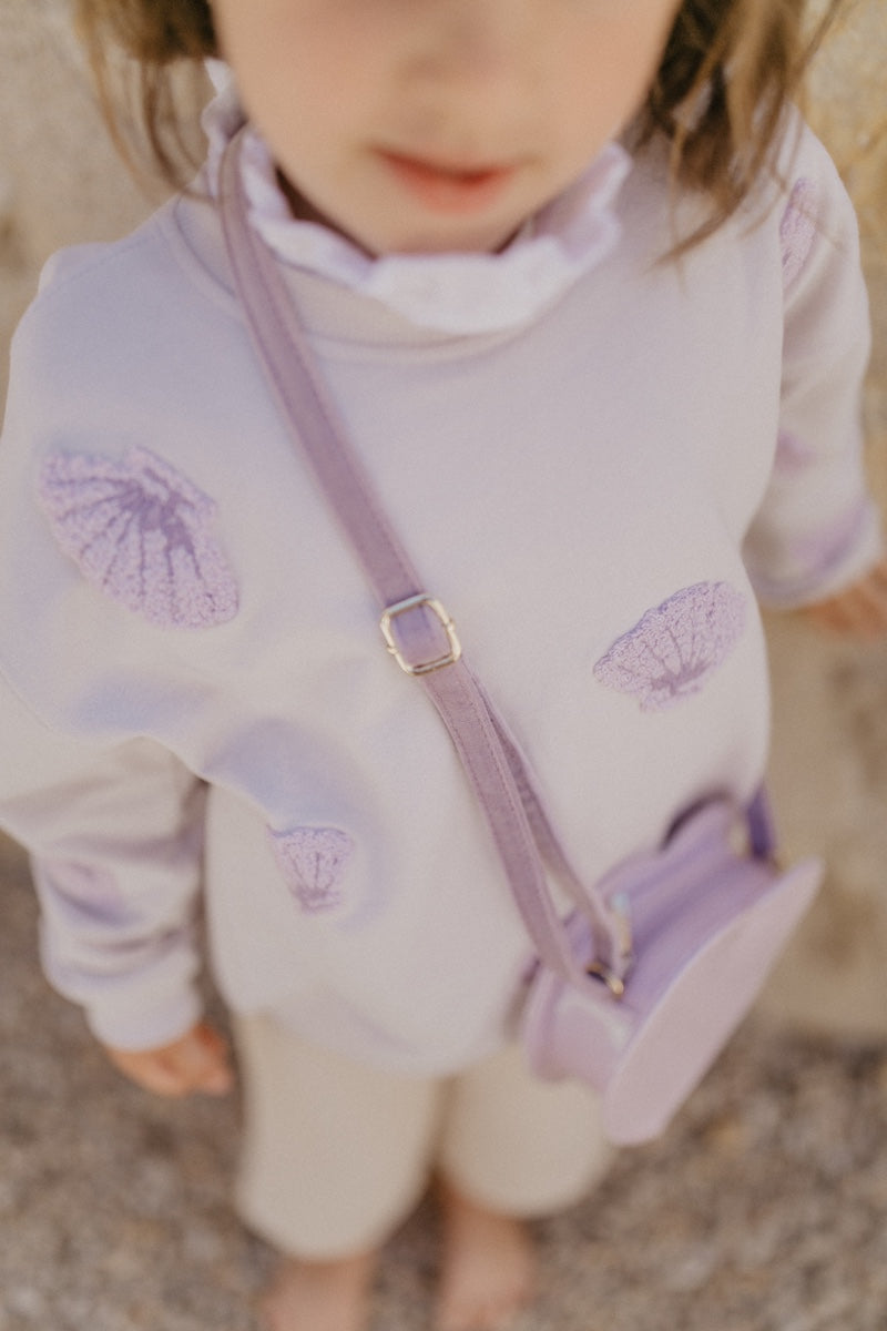 Children's handbag 'lilac heart'