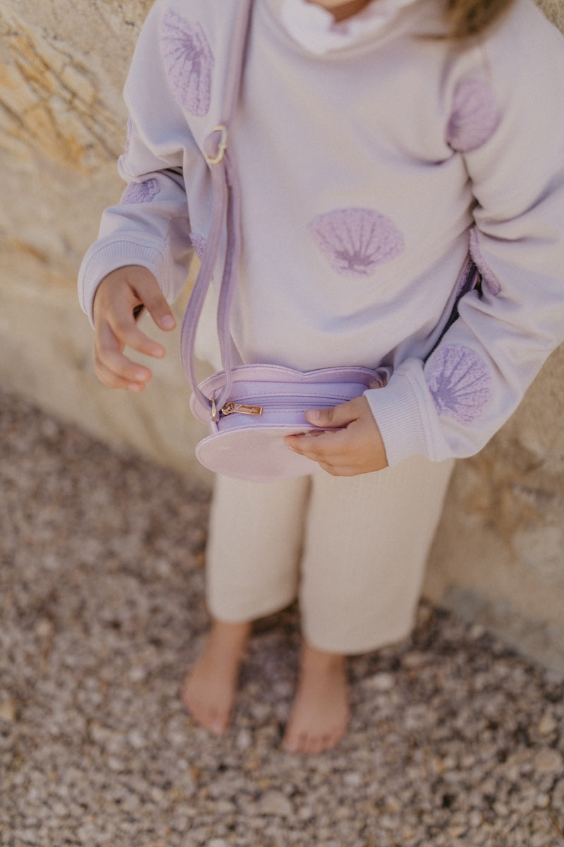 Children's handbag 'lilac heart'