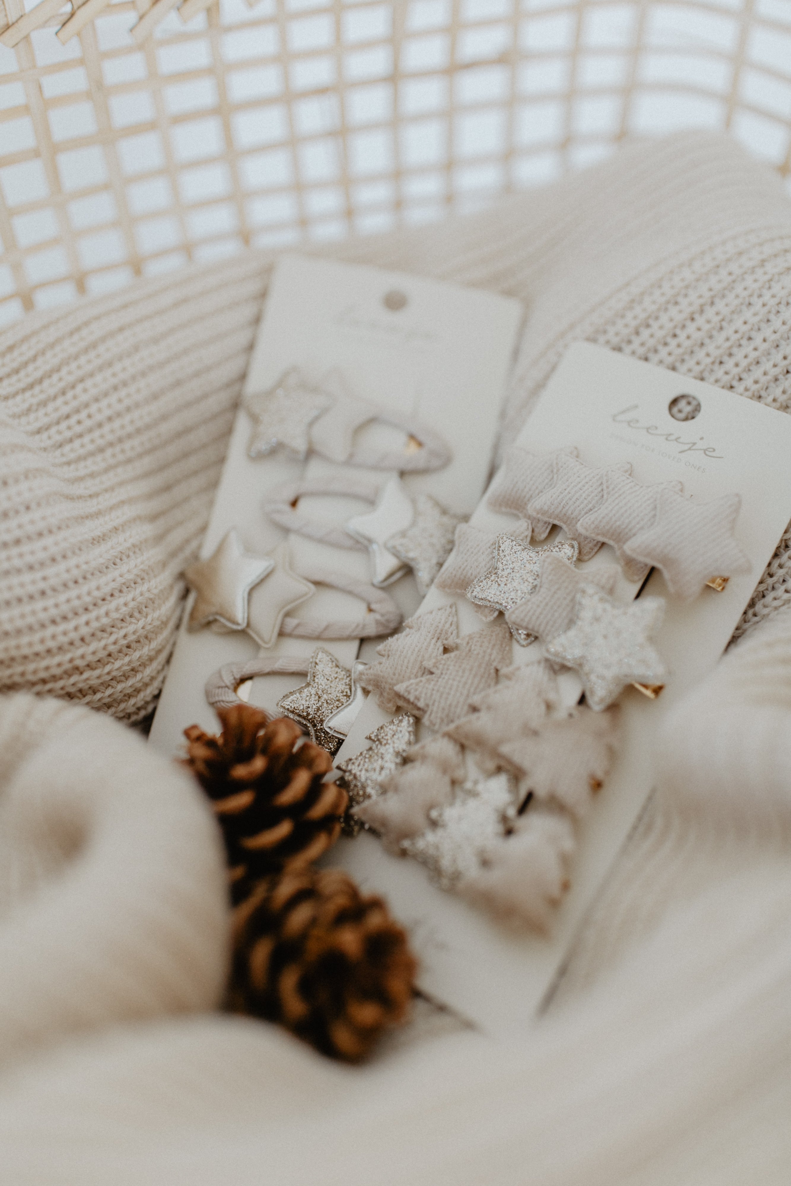 Hair Clips 'Christmas Trees & Stars'