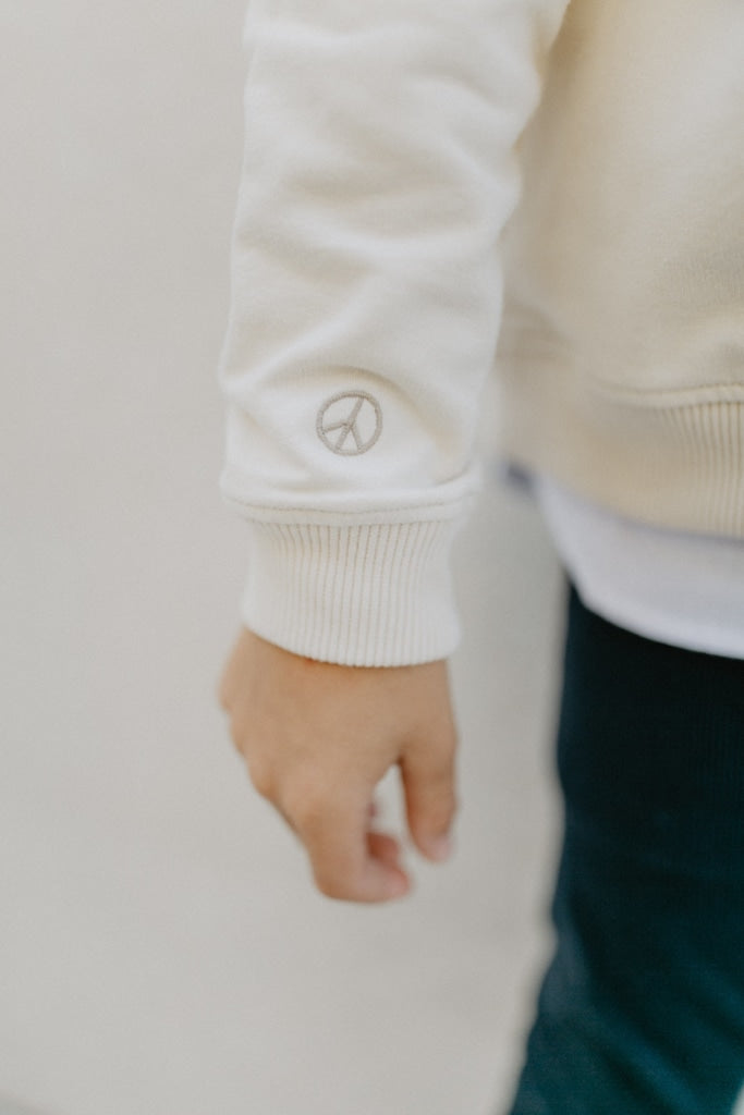 Leevje X Halfbird: Mini-Me Unisex Oversized Sweatshirt Peace-Möwe Hw 23/24