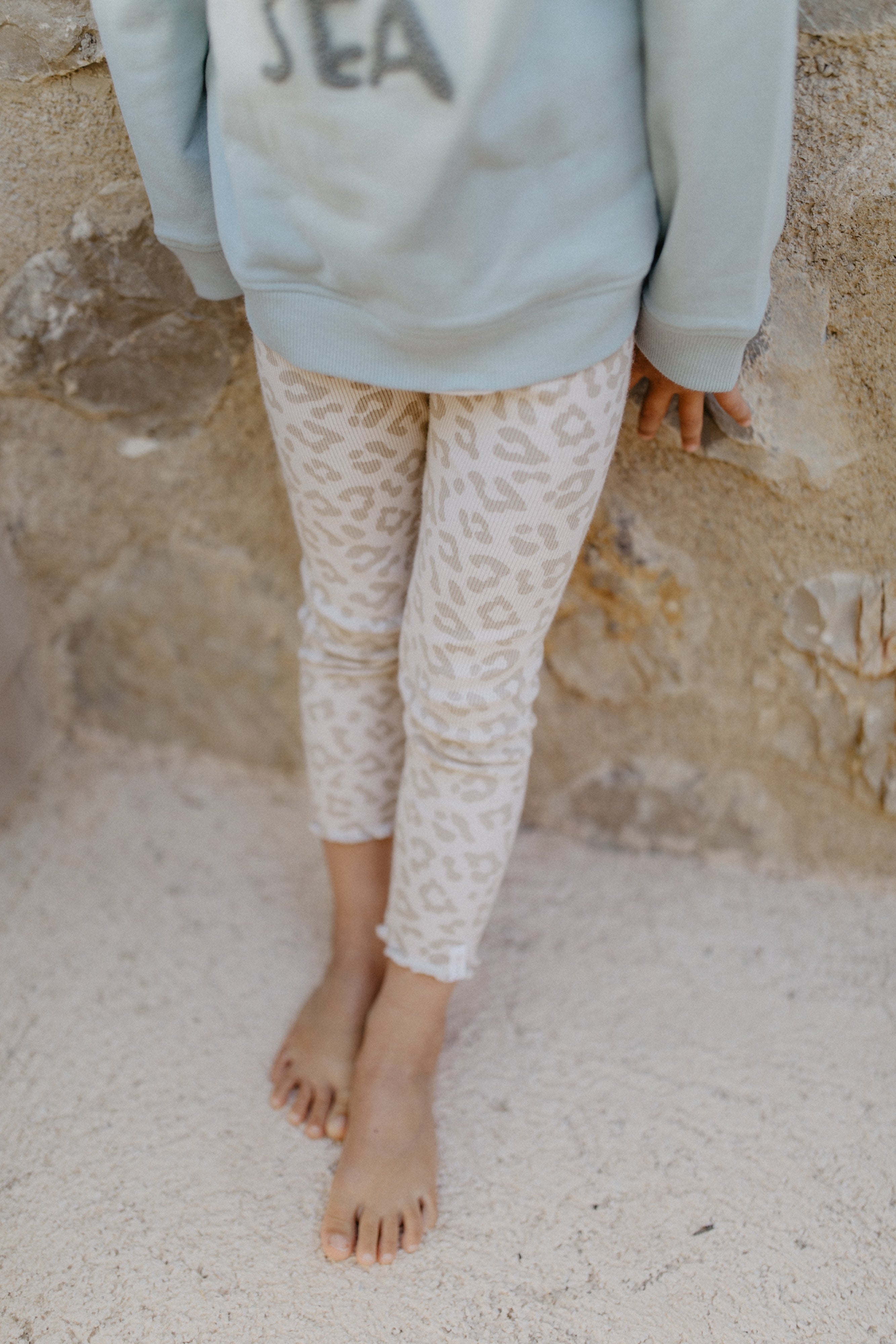 Leggings Leo mit Schleife