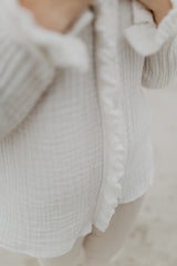 Mini-Me Musselinbluse 'white' für Frauen