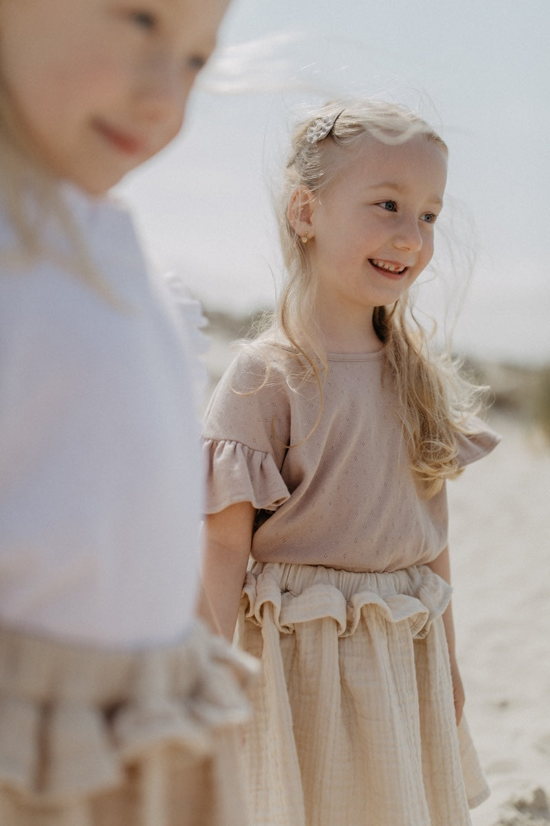 Muslin skirt 'cappuccino'