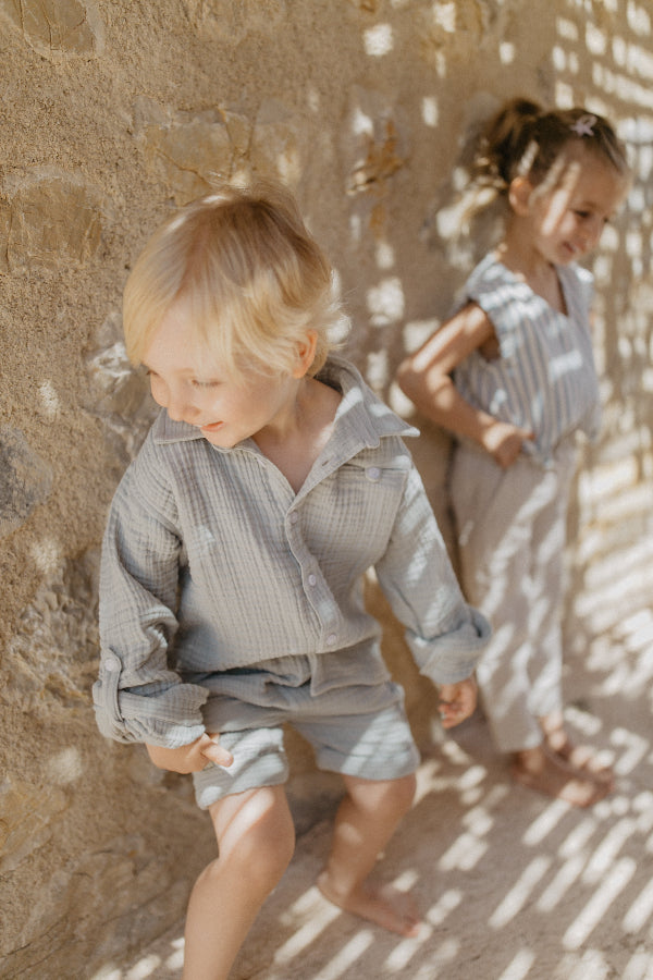 Muslin shorts 'soft green'