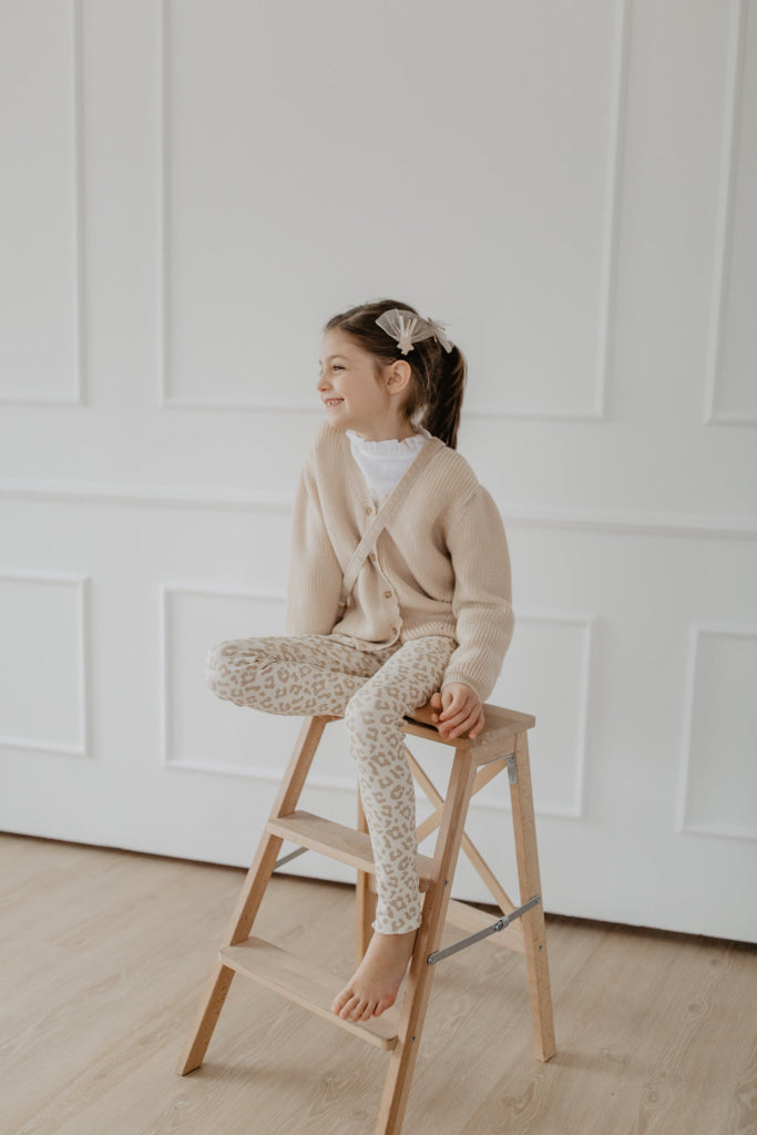 Leggings Leo Mit Schleife Kindermode