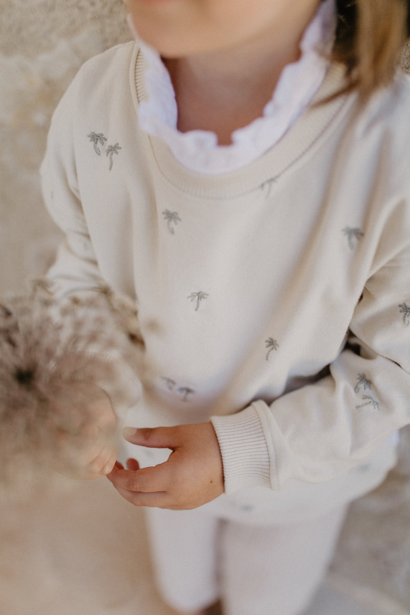 Unisex oversized sweatshirt 'palm trees'