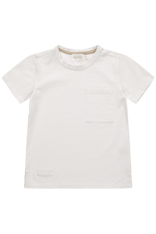 T-Shirt Mit Tasche In Weiß T-Shirts