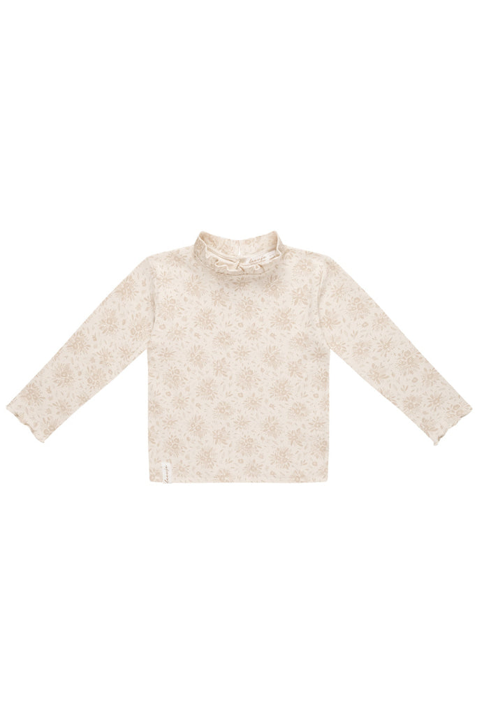 Longsleeve Mit Rüschenstehkragen Rose Buds / 62/68 Longsleeves