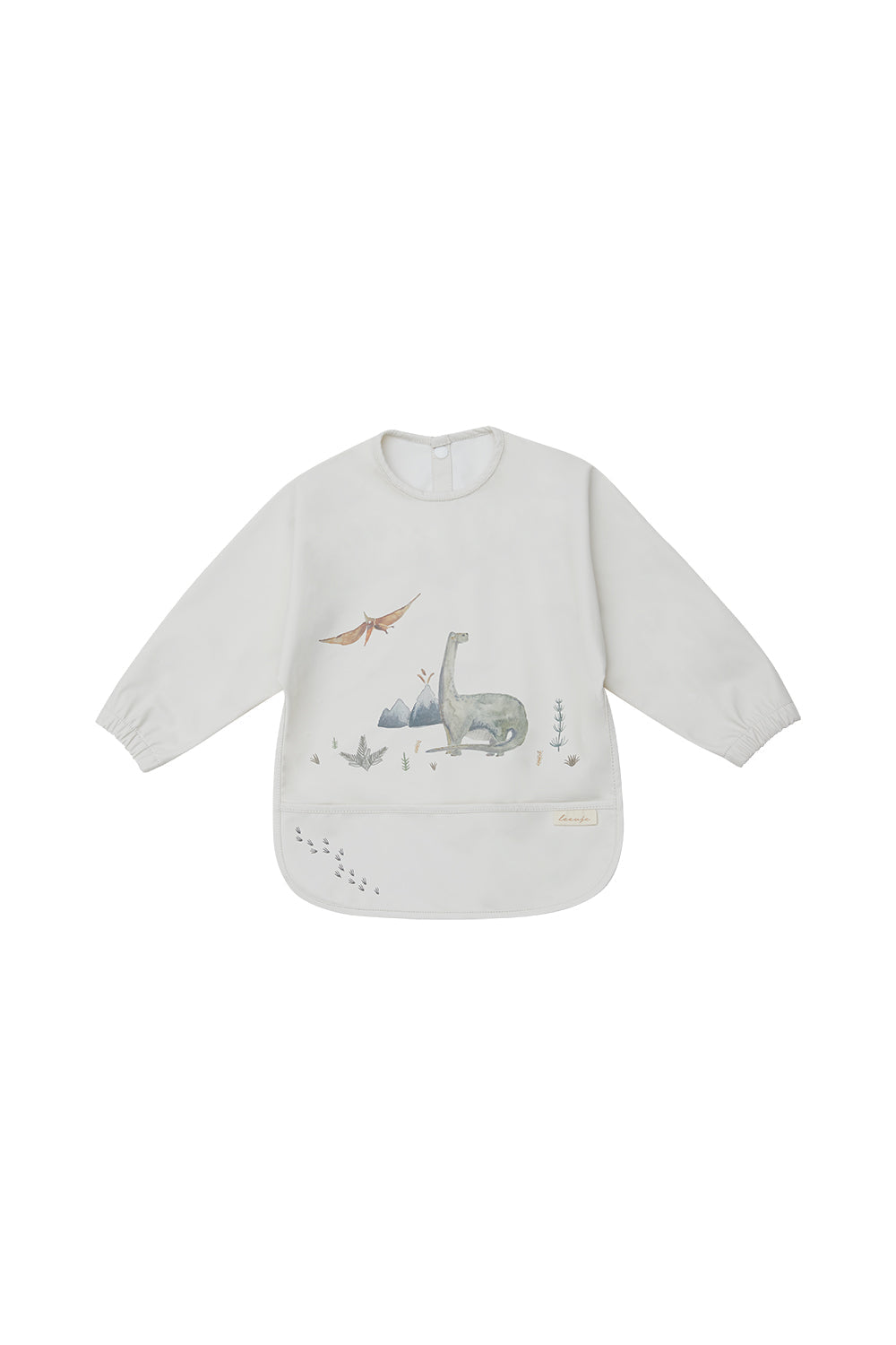 "Dino" long-sleeved bib