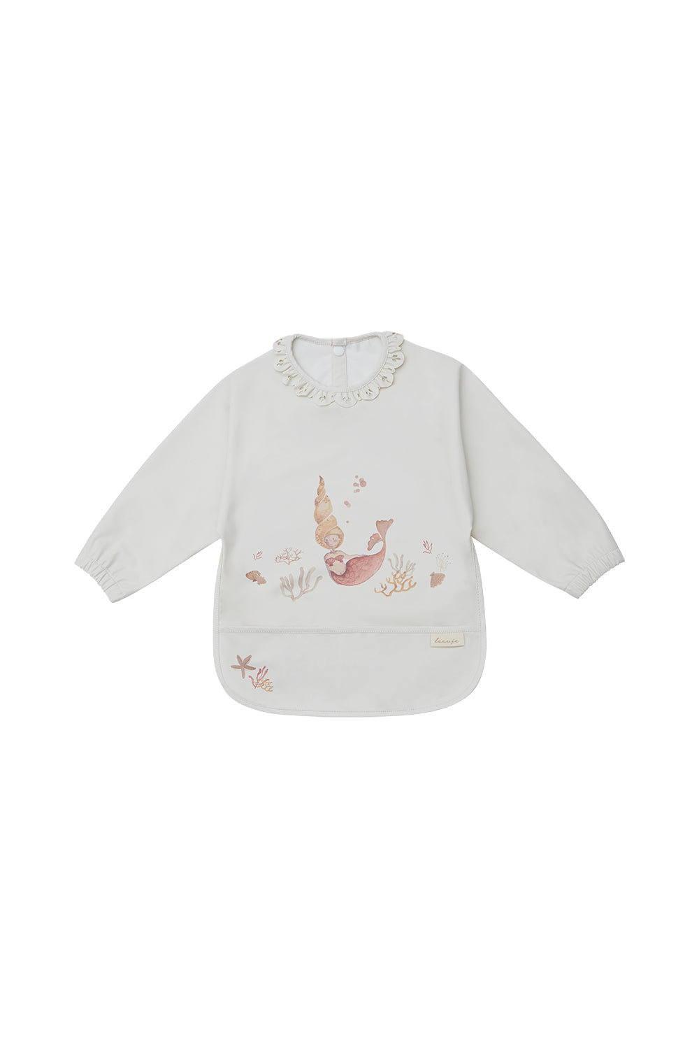 "Mermaid" long-sleeved bib