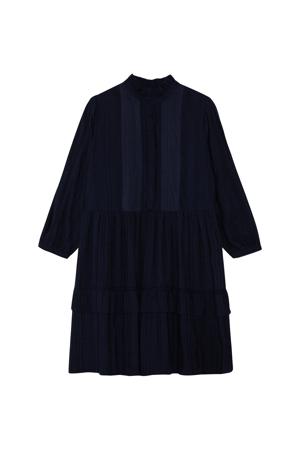 Mini-Me long-sleeved lace dress 'navy' for women