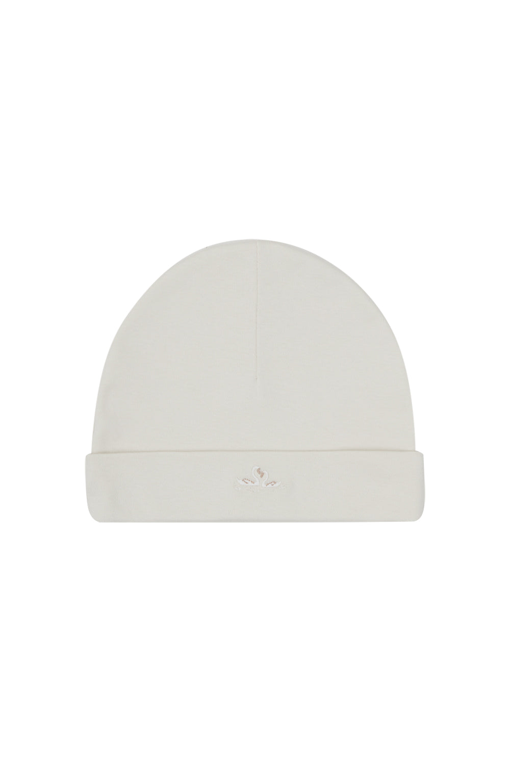 Organic cotton hat 'tiny swan couple'