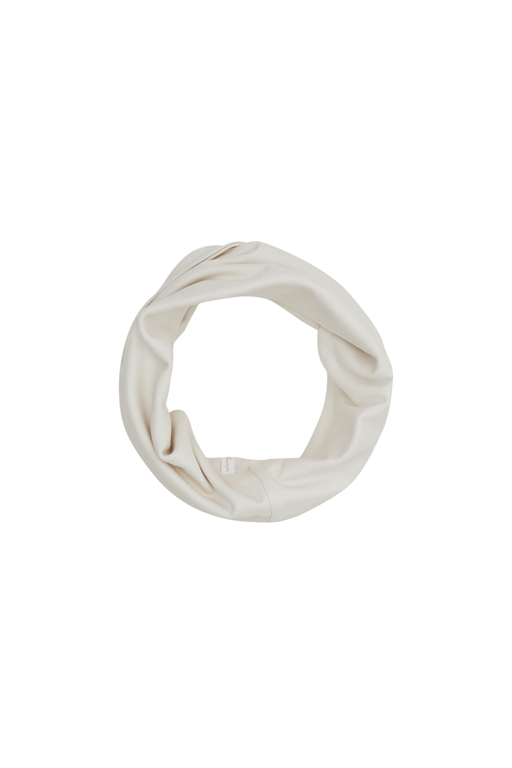 Loop scarf made from organic cotton 'cream'