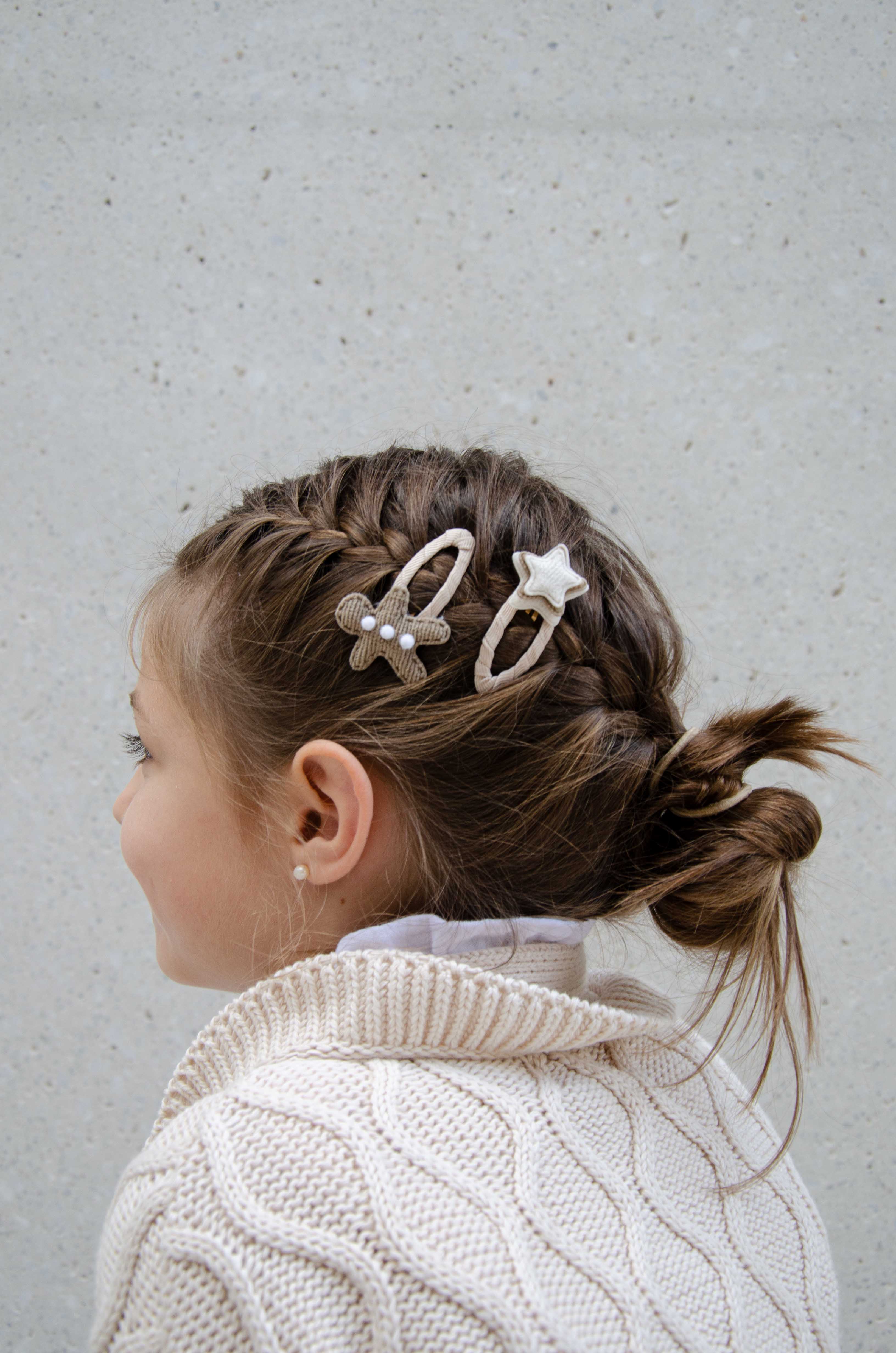 Hair clips 'Gingerbread Men Clips'