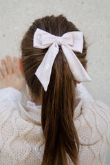 Bow hair clip 'Rose by Rose'