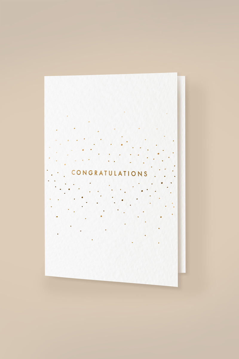 Greeting card 'Congratulations' with envelope