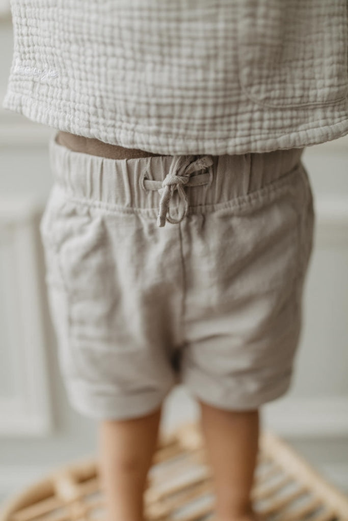 Leinenshorts Mit Taschen Hosen