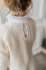 Chunky Knit Kleid Aus Bio Baumwolle Kindermode